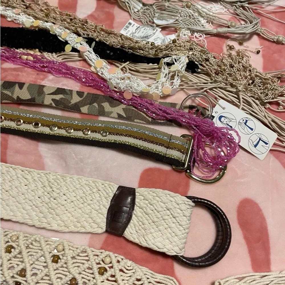 Huge Vintage Limited Too, Gap, Aeropostale Belt Bundle